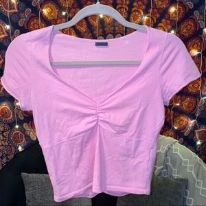 Brandy Melville Bubblegum Pink Gina Top